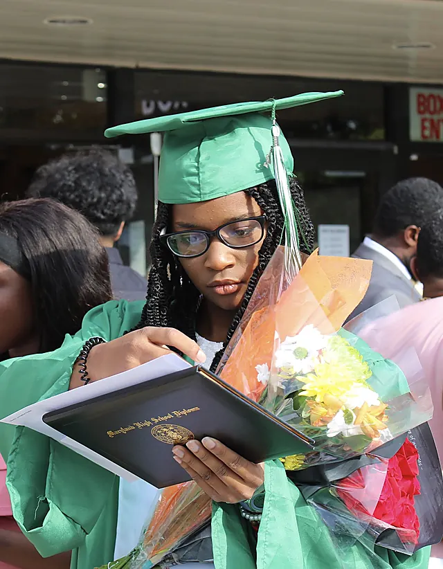 Graduation, photographed by Leyna Photography