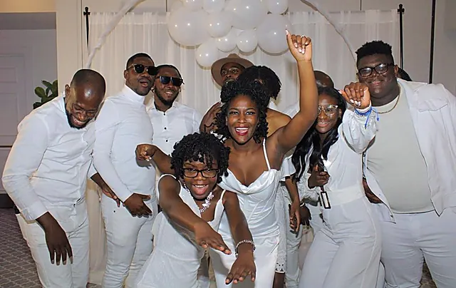 Party, photographed by Leyna Photography